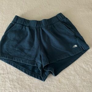 blue north face shorts